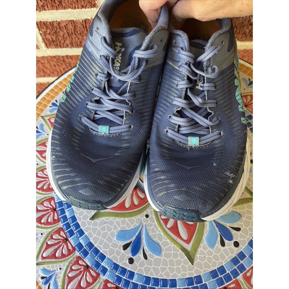 Hoka One One Arahi 2 Womens 8 Blue Teal Running Sneakers 1019276 PVIN - Picture 10 of 10